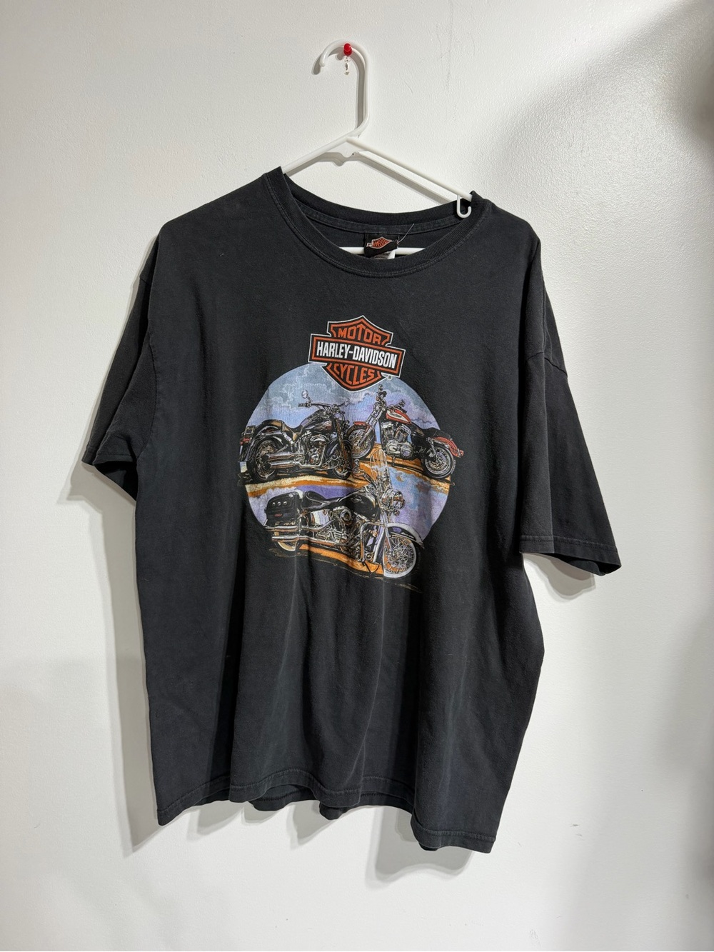 Vintage Harley Davidson Benjy's Huntington WV Triple Motorcycle T-Shirt XL